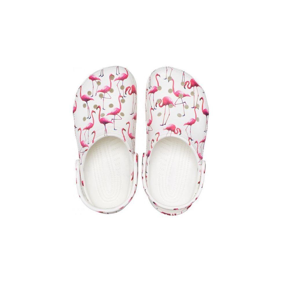 Crocs Non-Slip Durable Kids Sandals Kids Sandals White Pink 207826-1CW