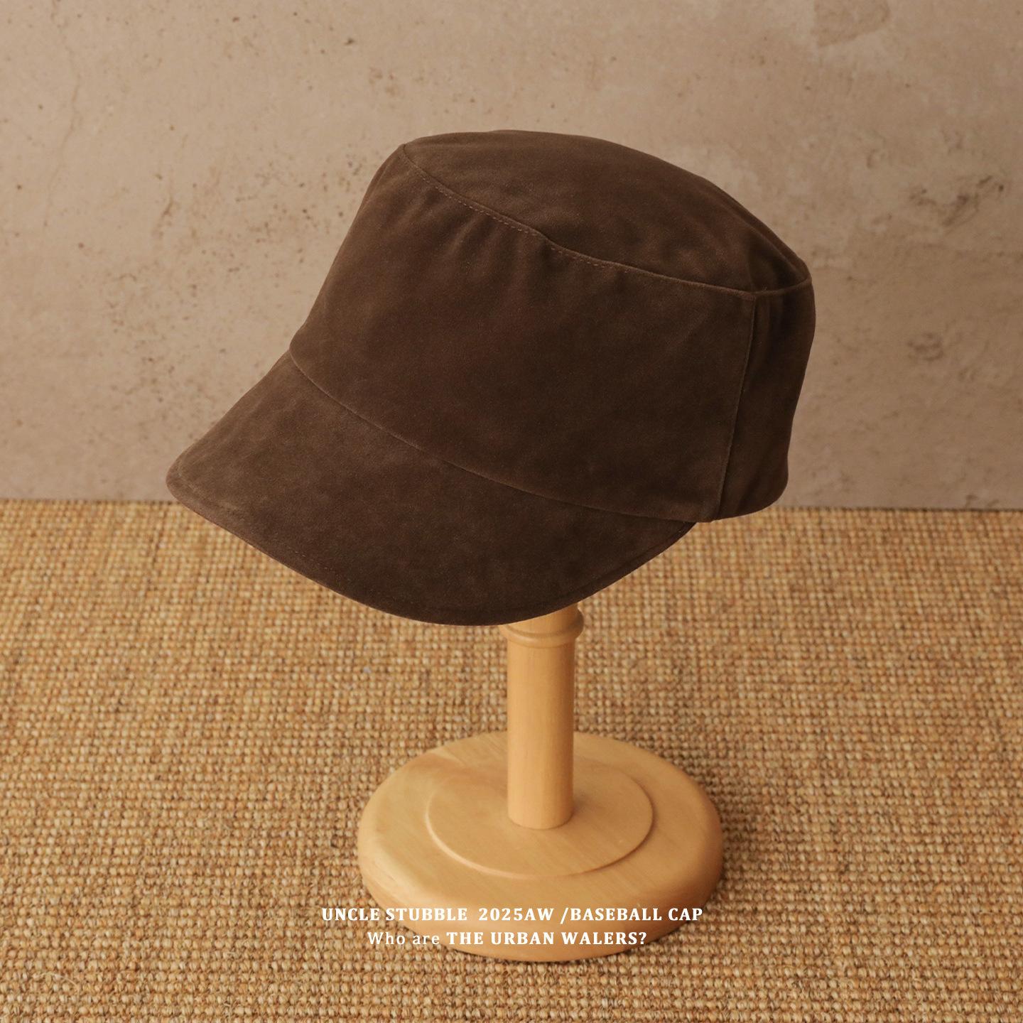 

Осенне-зимняя ретро шляпа для верховой езды в корейском стиле, высококачественная кепка газетчика из замши и бархата с плоским верхом, берет в британском стиле для девочек One size