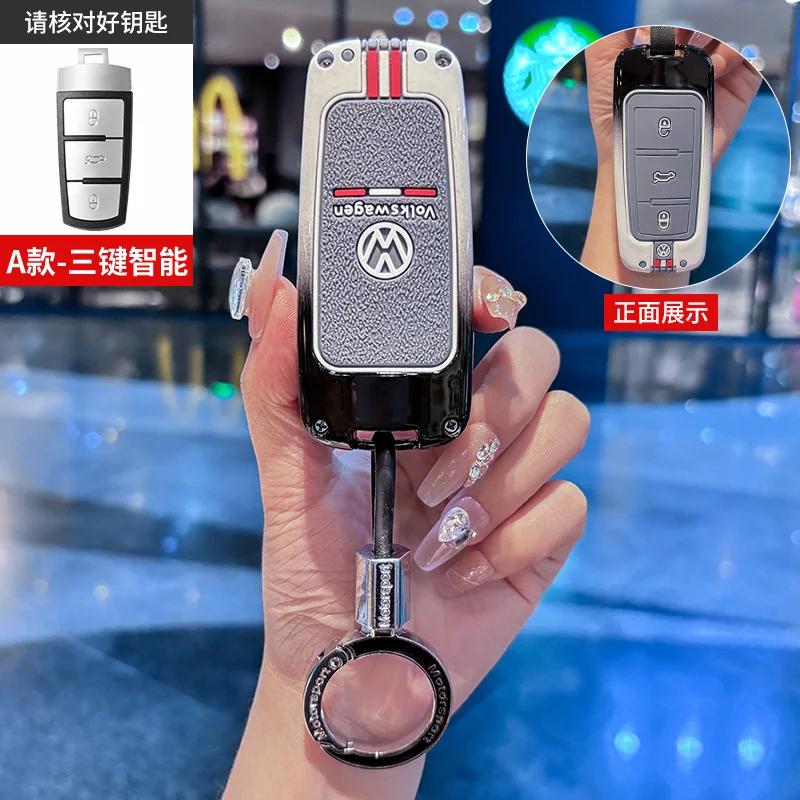 

VW GTI GOLF 2026 Hot For VW VOLKSWAGEN Car Key Case Cover Holder Shell For Volkswagen VW CC Passat B6 B7 Passat 3C CC Maogotan R