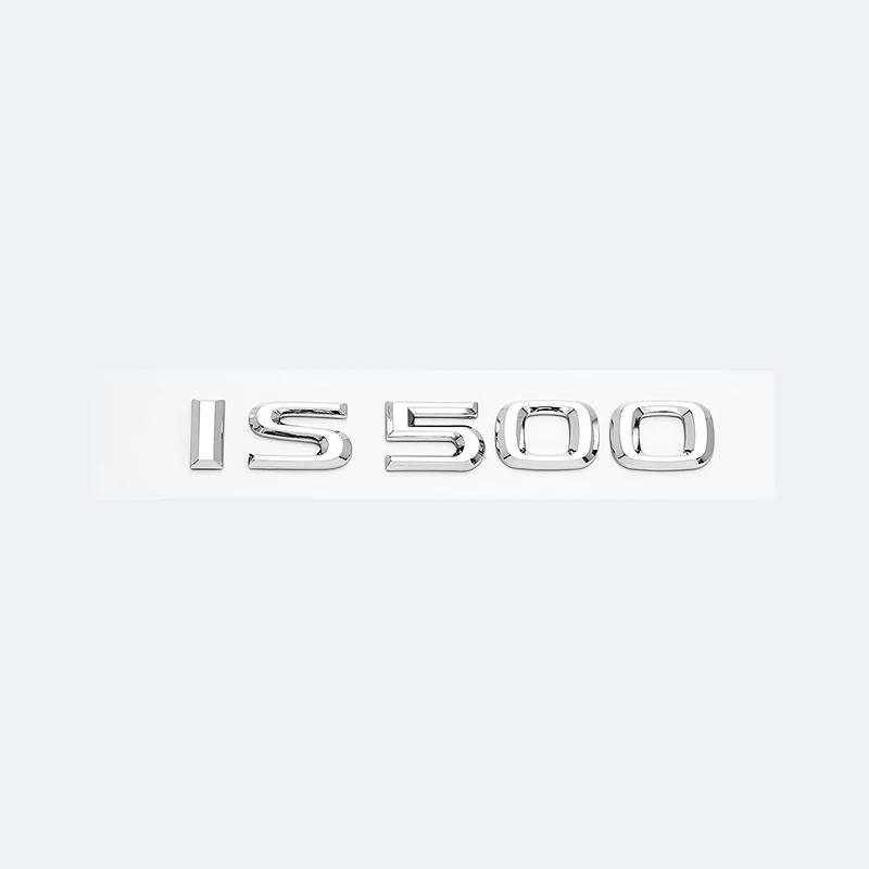 3D Chroom Glanzend Zwart ABS Letters IS200 IS250 IS300 IS350 IS300h IS200t HYBRID Embleem Voor Lexus Auto Kofferbak Logo Badge Sticker