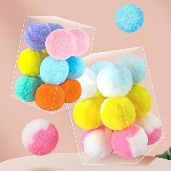12Pcs/Box Cat Toys Mute Fun Good-looking Portable Healthy Entertainment Multicolor Cat Toy