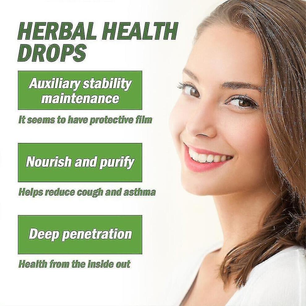 Extract de Lumânărică Dendrobium Picături pentru Curățarea Plămânilor - Suport Herbal Respirator, Calmant Natural pentru Gât, Sticluță cu Pipetă Portabilă
