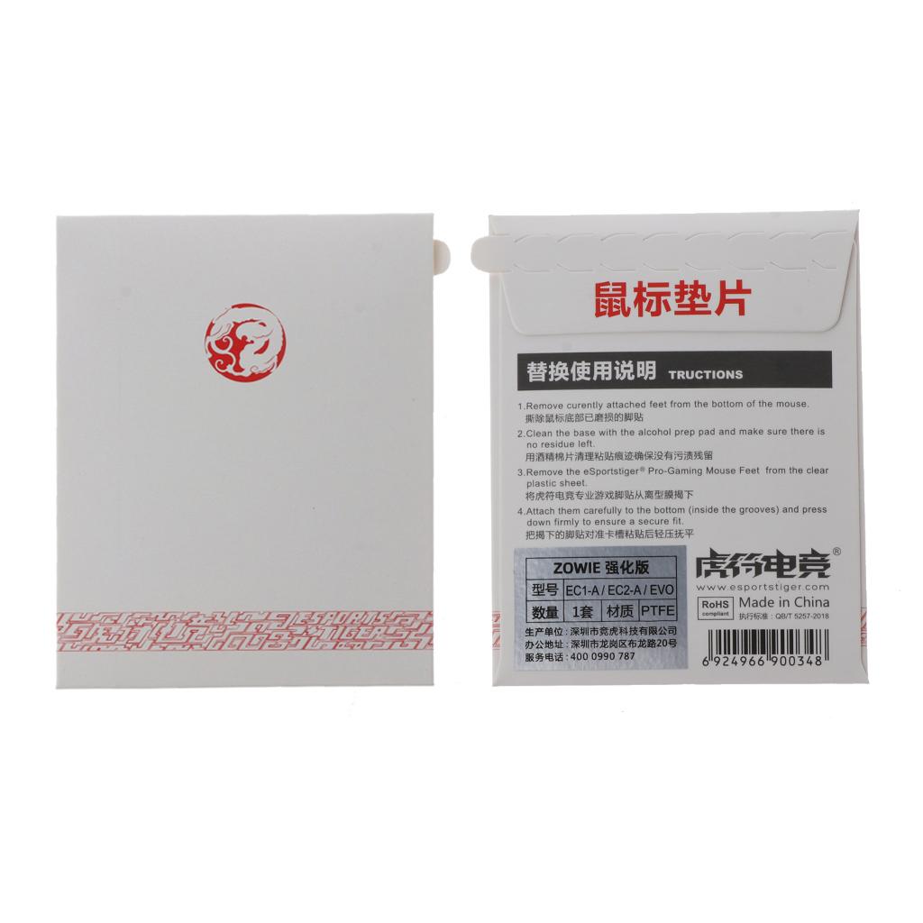 Tiger Gaming Mouse Skates Feet For ZOWIE EC1-A EC2-A EVO Curve Edge Enhanced
