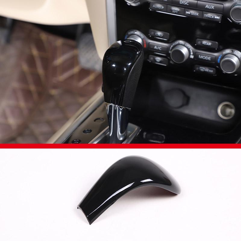 For Nissan Pathfinder 2013-2018 ABS Carbon Fiber Car Gear Head Protection Cover Decorative Stickers Car Accessories