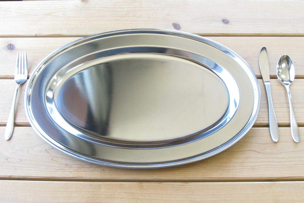 Nagao 92118 Tsubamesanjo Oval Plate, 18 Inches, 17