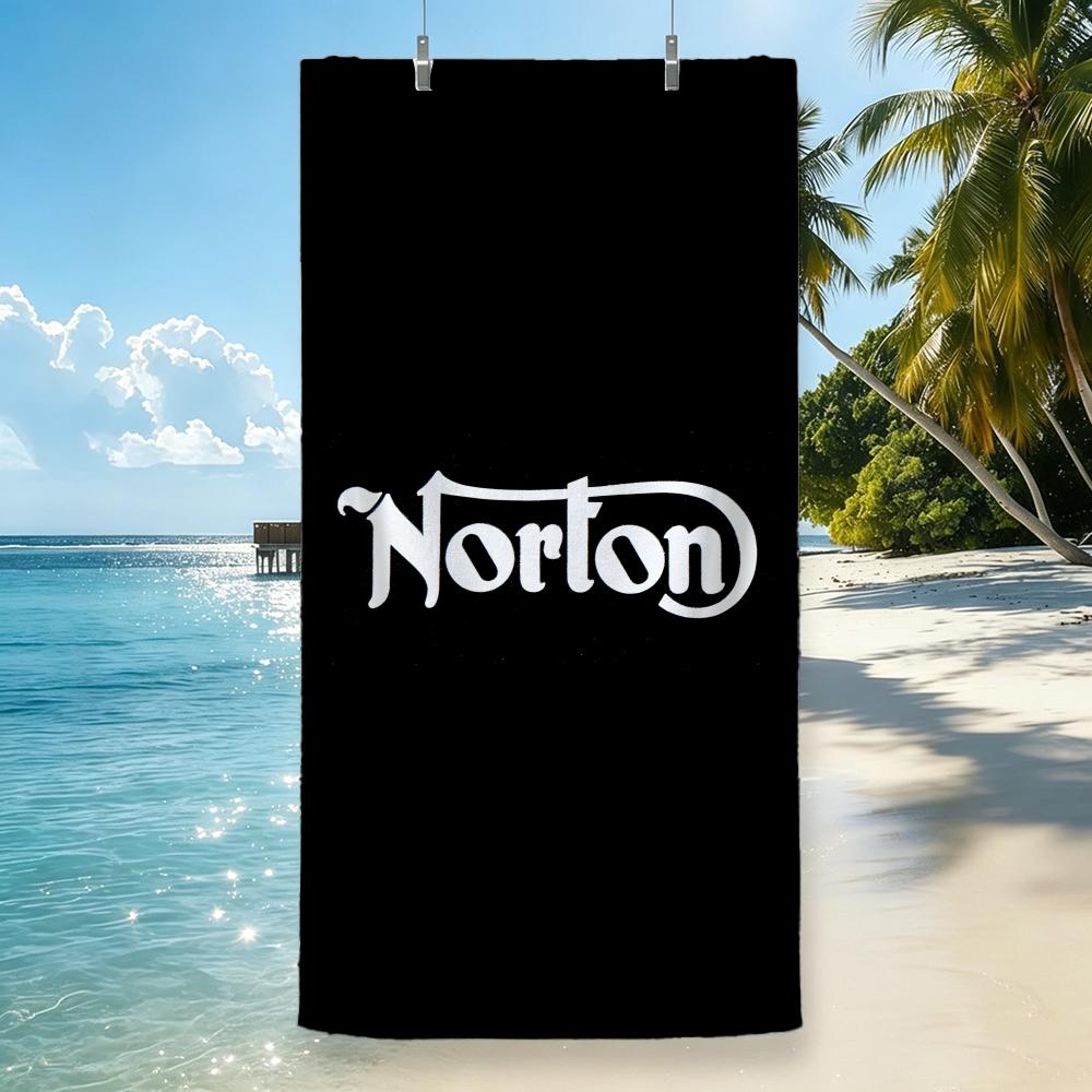 Brand Norton Motorcycles Towel Microfiber beach towel, quick-dry, sand-free, ultra-fine fiber, super soft.