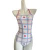 Fresh one-piece triangle racing swimsuit sex backless soaking hot spring swimming pool specificity