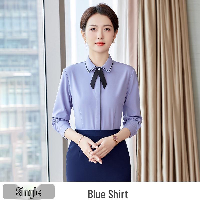 

Женская профессиональная рабочая одежда высокого класса: Весенние наряды для ресепшена отеля, салонов красоты, ювелирных магазинов и отделов продаж L