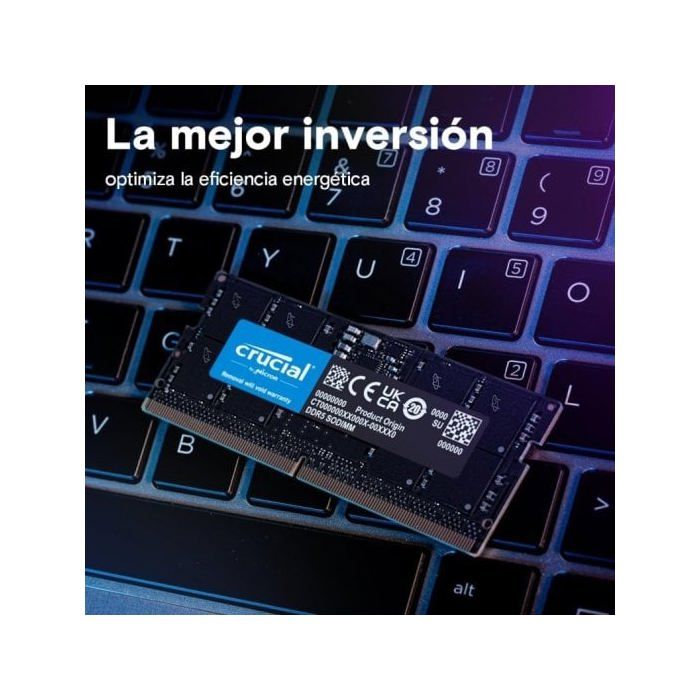 Mémoire ram crucial 32go ddr5 5600mhz (ou 5200mhz ou 4800mhz) pour ordinateur