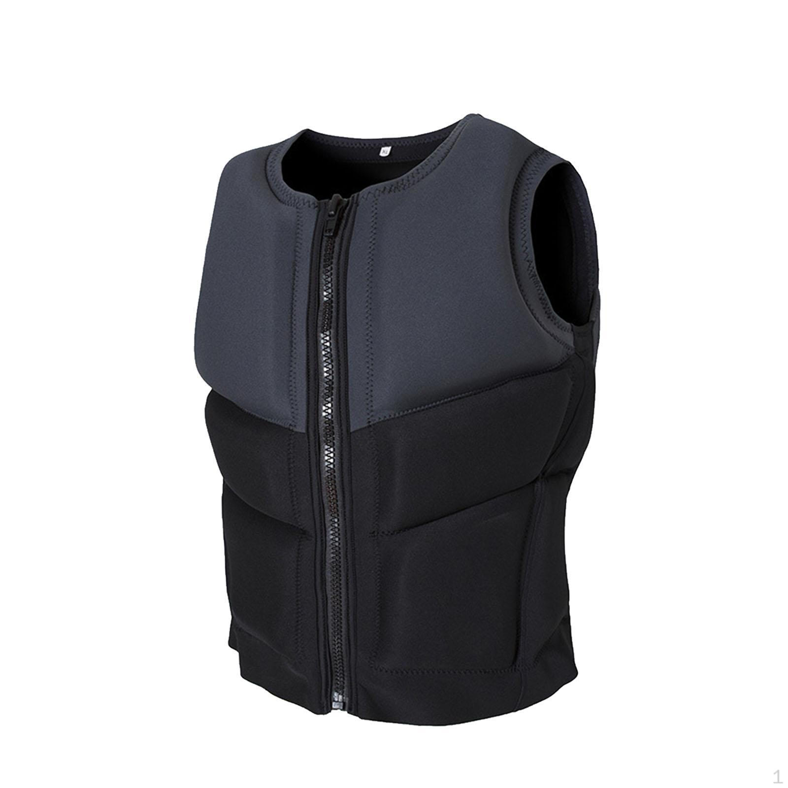 

Рятувальний жилет Портативна легка куртка на блискавці для лижного плавання, серфінгу XL