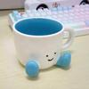 Cute Coffee Mug Adorable Home Kitchen Drinkware Ceramic Funny Coffee Cup for Latte Water Milk Hot Cocoa Cold Hot Drinks Beverage
