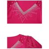 Summer V Neck Short Sleeved Women's T Shirt Fashion Sexy Diamond Mesh Tees Lace