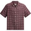 Printed Polo Short Sleeve Button-Up Shirt Men Shirts CY559-CUR