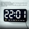 Dual Alarms LED Digital Clock Temperature/Date Display Table Alarm Clock  Desktop