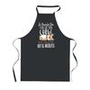 Kitchen Apron - PLANETEE - Work Hard for My Dog Corgi - Black - Polyester - 90x60 Cm