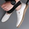 Men'S Shoes Lazy Little White Shoes Soft-Soled Doudou Shoes One-Pedal Business Casual Leather Shoes Men