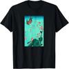 Japanischer Vogel und Blumen Antikes Japanisches Kunstdesign T-Shirt