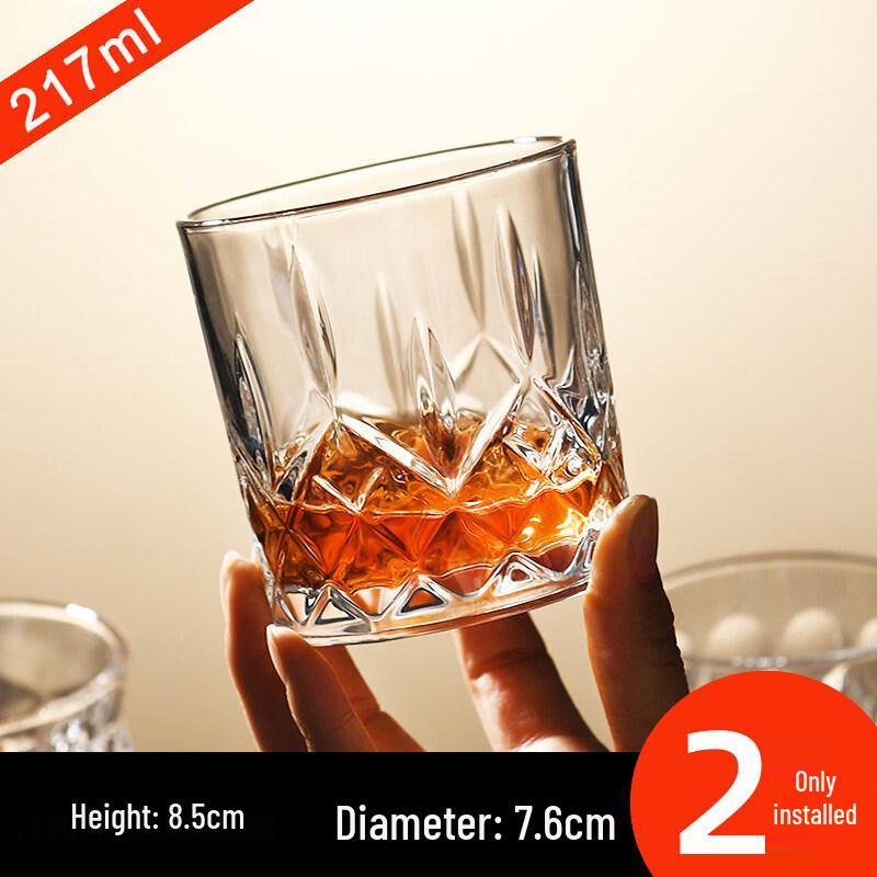 ZISIZ Crystal Whiskey Glass