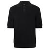 Mens Ribbed Collared Polo Shirt