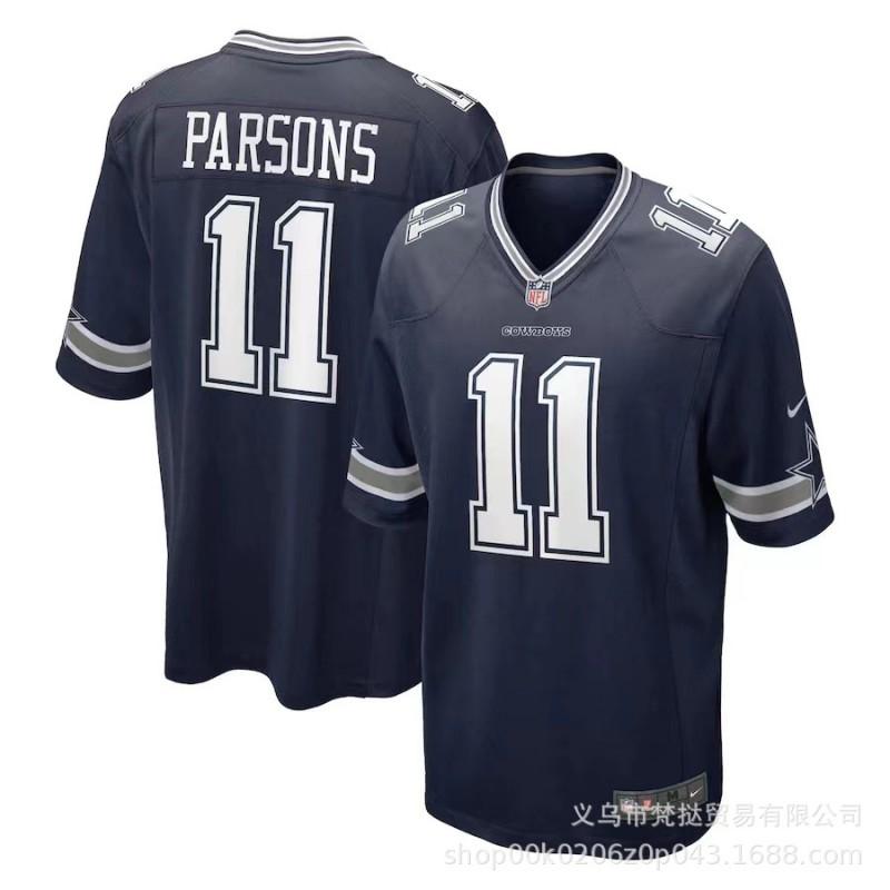 Camiseta de Fútbol Americano NFL Dallas Cowboys para Hombre Manga Corta Mezcla de Algodón Uniforme Deportivo de Equipo Rugby Baloncesto Entrenamiento
