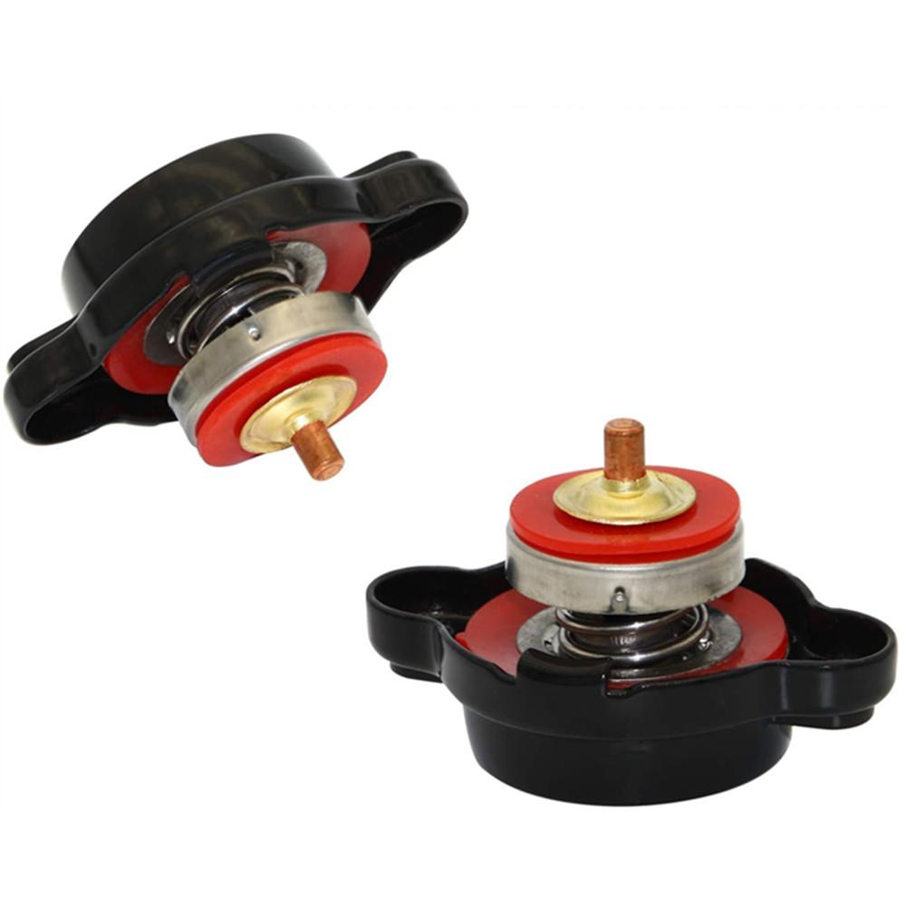 

Крышка радиатора высокого давления с датчиком температуры, крышка радиатора 1,8 бар, 25,6 фунтов на квадратный дюйм для Honda, Kawasaki, Suzuki, Yamaha 2pcs