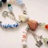 Chinese Exquisite New Ceramic Shell Scallop Bracelet Butterfly Charm Summer 2024