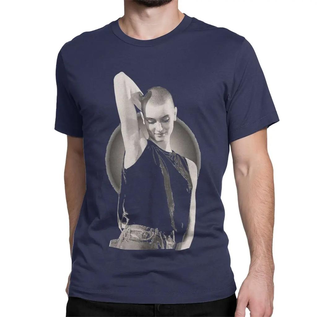 Men Women T-Shirts Singer 90s Music Vintage Cool Cotton Tees Short Sleeve Sinead Oconnor T Shirts Round Neck Clothes Original