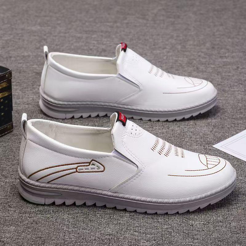 Herren Frühling 2025 Weiche Leder Slipper - Perforierte Freizeit-Slipper