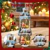 Christmas Snow Globe Decoration Lighted Santa Musical Box Night Lamp for