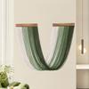 Hand-Woven Wall Hanging Tapestry Tassel Cotton Rope Tapestry Boho Decor Curtain Tapestry  Dorm Room