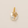 European and American DIY handmade small pendant accessories, heart-shaped horseshoe pendant, gold-plated color preservation