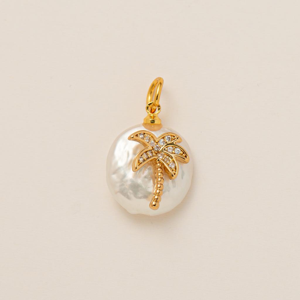 European and American DIY handmade small pendant accessories, heart-shaped horseshoe pendant, gold-plated color preservation