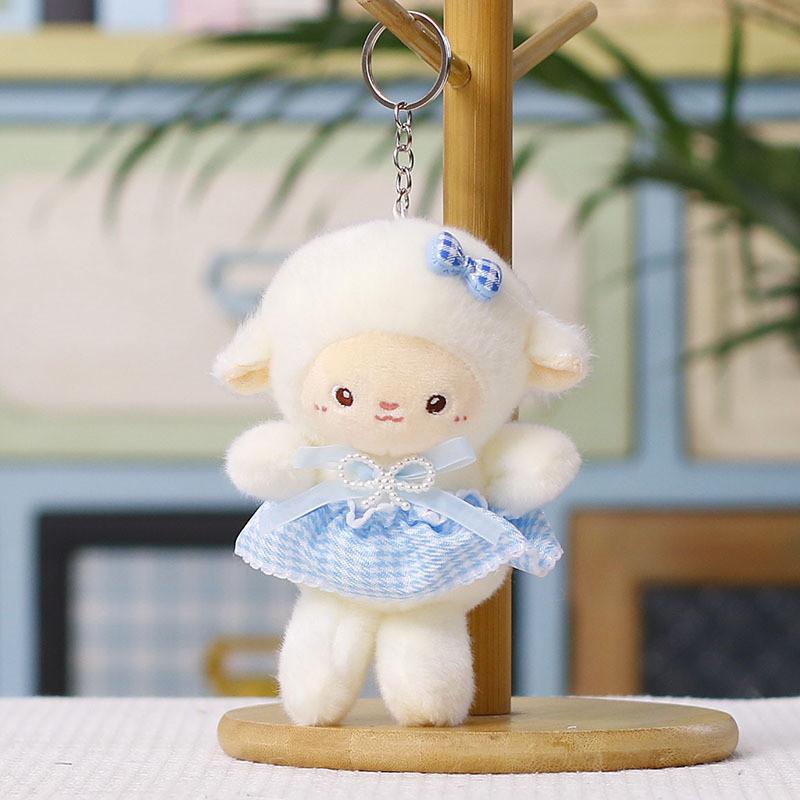 Plush Sheep Keychain With Pp Cotton Filling For Kids And Teens Gift