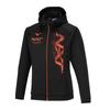Mizuno Sweat Training 32JCB760 N-XT Hoodie, Fleece-Lined, Warm, Wear, Black,