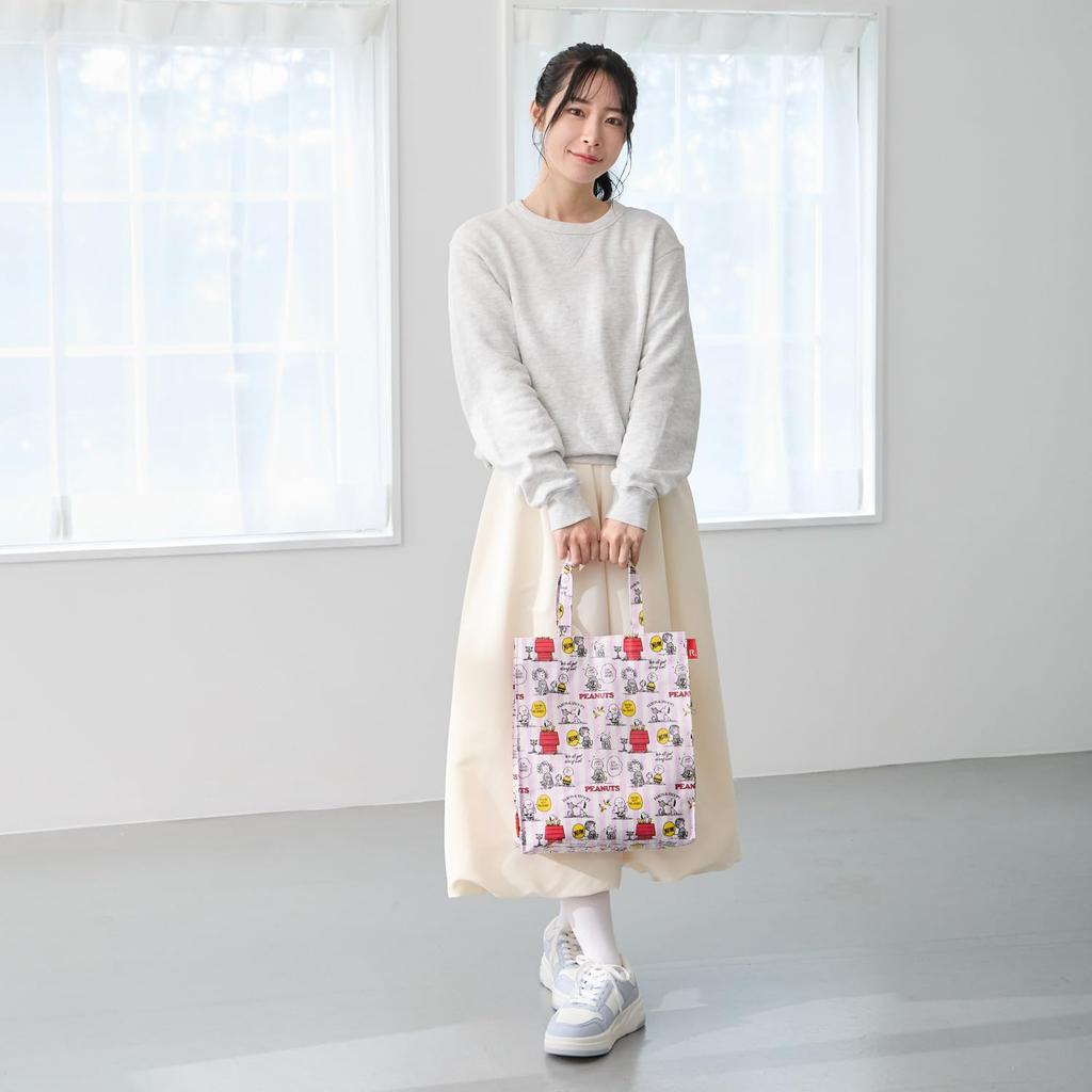 Snoopy Tote A4 Box 8516 Bag, Size, Vertical, Type, Self-Standing, IP.A.Quatre.Lami.Peanuts-1H