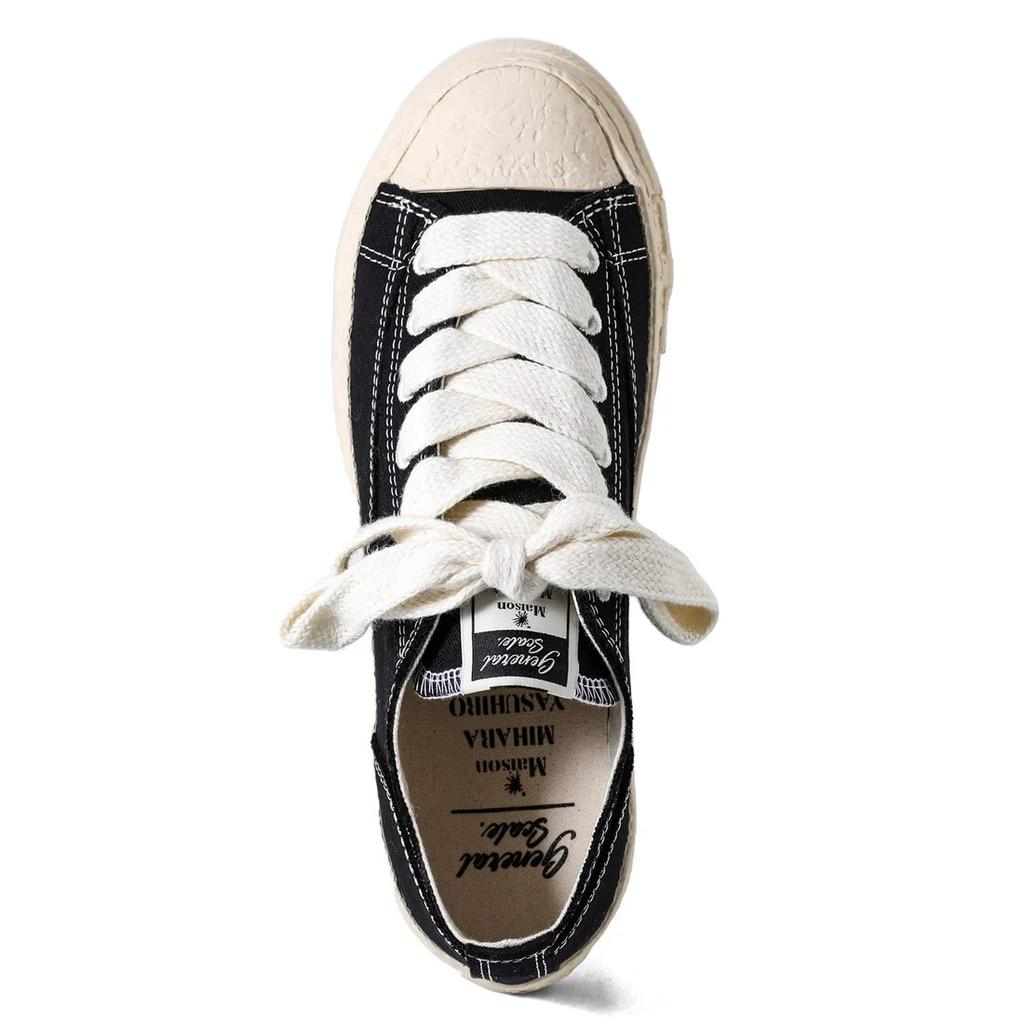 S14FW702-black Maison MIHARA YASUHIRO TRENT Canvas Low-Top Sneakers (Men's)