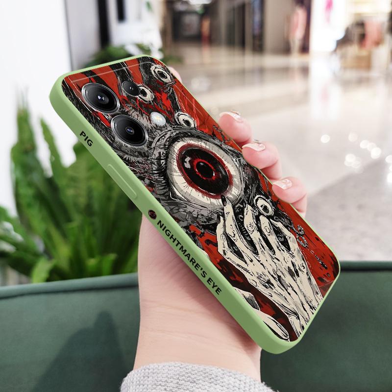 Чехол для телефона «Глаз Дьявола» для Xiaomi Poco F8 F7 X7 X6 F6 M6 M5 M5S F5 X5 F4 X4 M4 F3 M3 X3 Pro 4G 5G GT Силиконовый чехол Poco M5 светло-зеленый