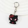Japanese  Acrylic Cute Pendant Cat Spiderman Car Keychain Doll Cartoon School Bag Pen Bag Accessories Children Toys