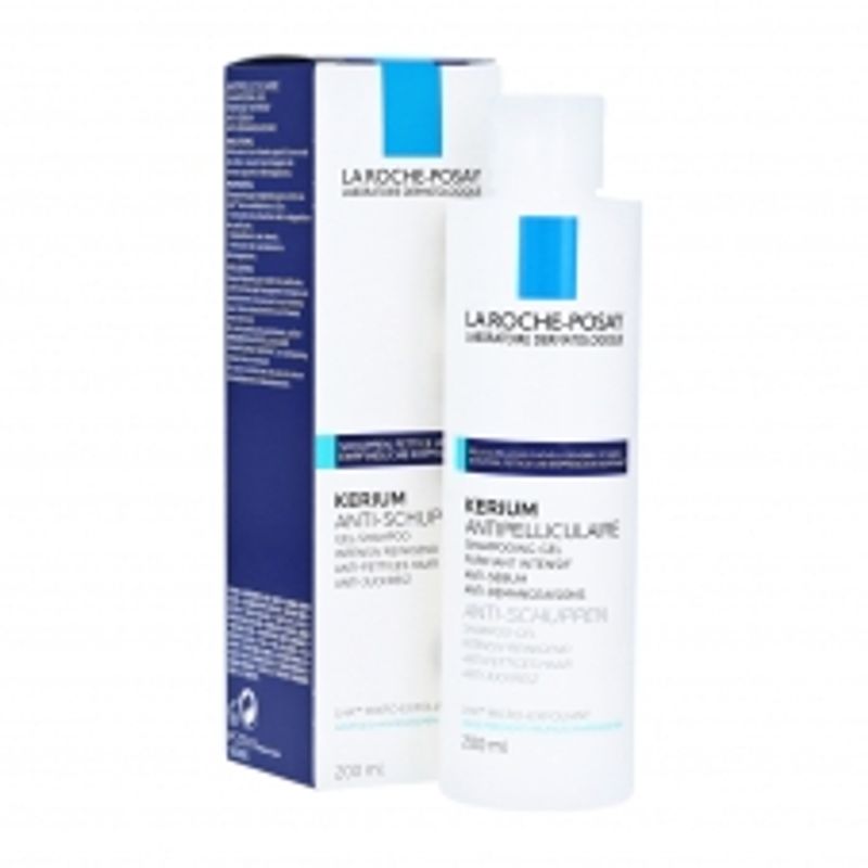 La Roche-Posay Kerium Шампунь-гель против перхоти для жирной кожи головы 200 мл