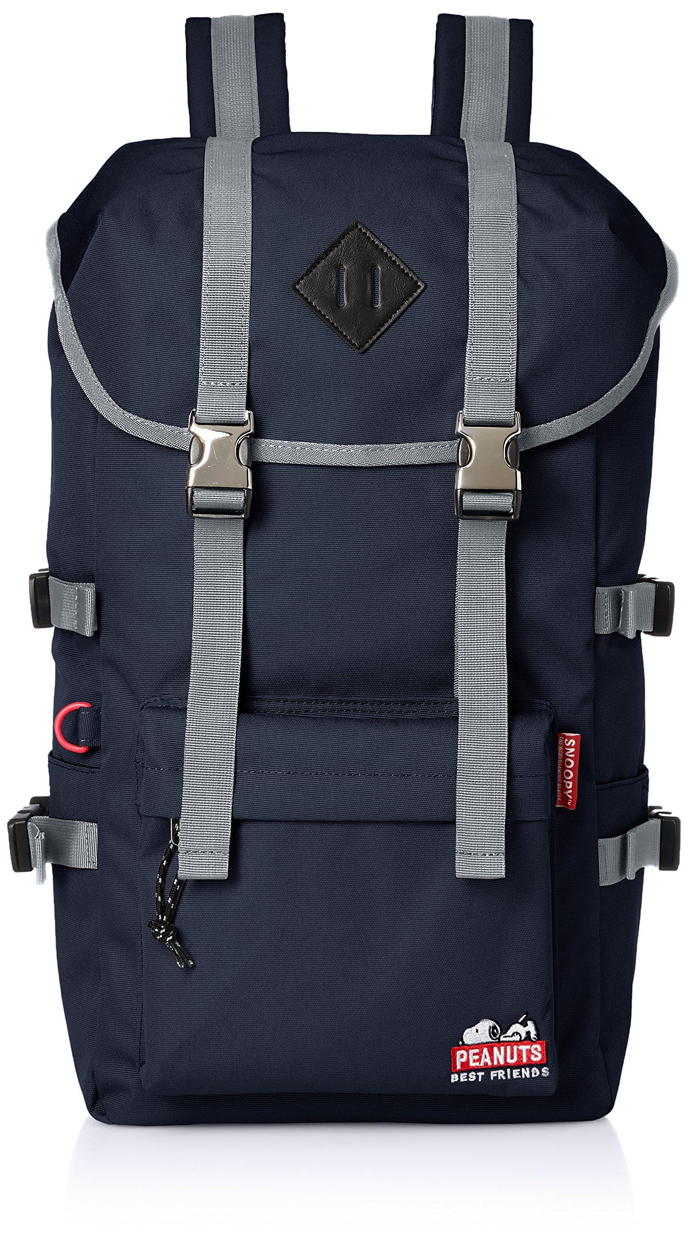 

Пряжка с серебряной вышивкой в одну точку [Snoopy] SPR-540b темно-синий/красный (543)