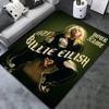Billie Eilish Custom Name Carpet Rug for Living Room Bedroom Home Sofa Decoration,Kids Play Non-slip Floor Mat