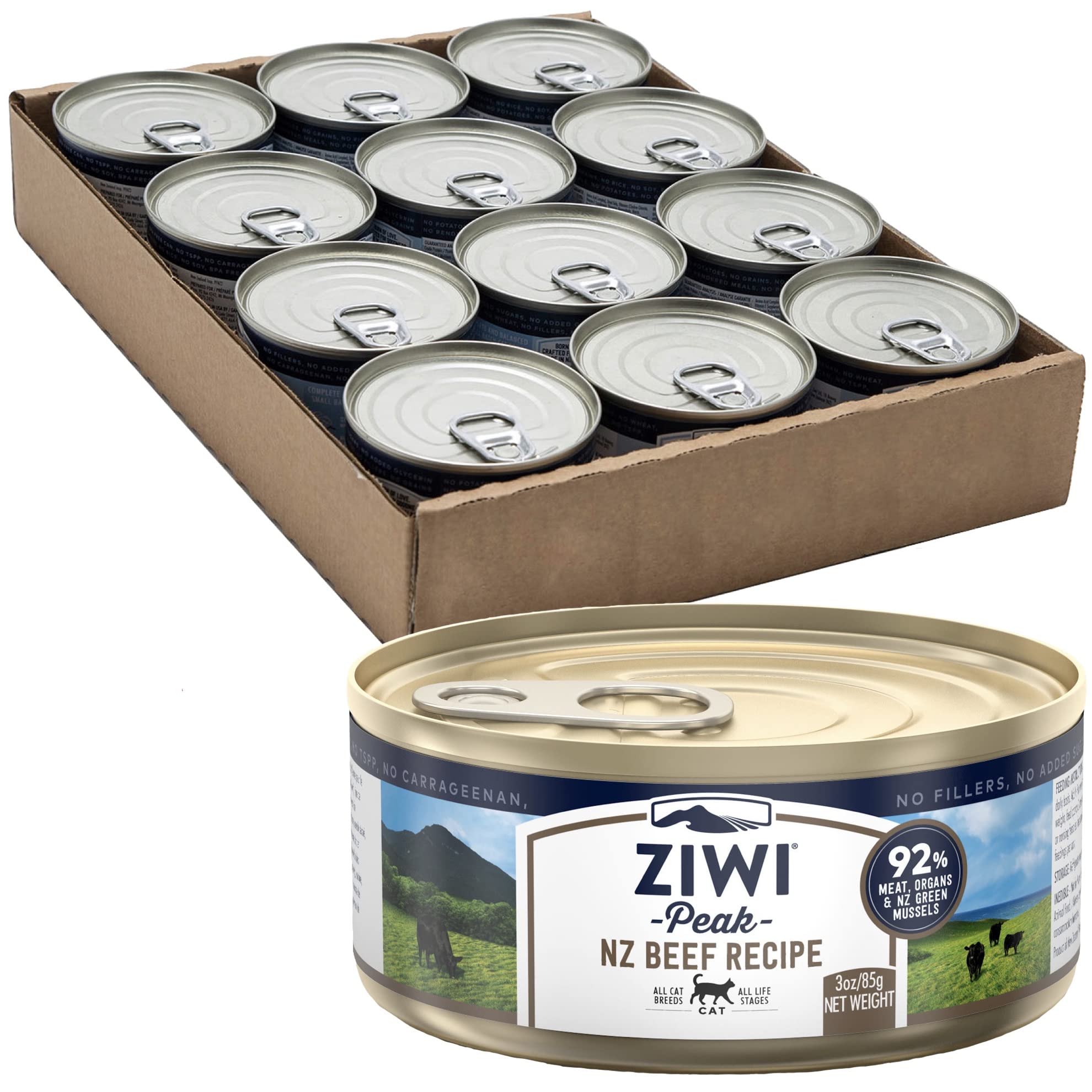 

Говядина консервированная ZIWI Peak 85 г x 24 банки (для кошек)