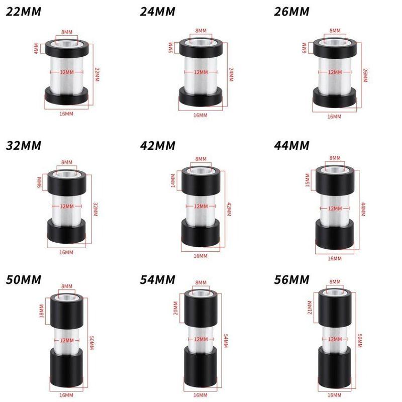 Aluminiumlegierung MTB Hinterradfederung Buchse ID 8mm AD 12mm Mountainbike Stoßdämpfer Teile MTB Rennrad
