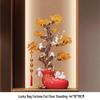 Lucky Cat Persimmon Ruyi Floor Ornament