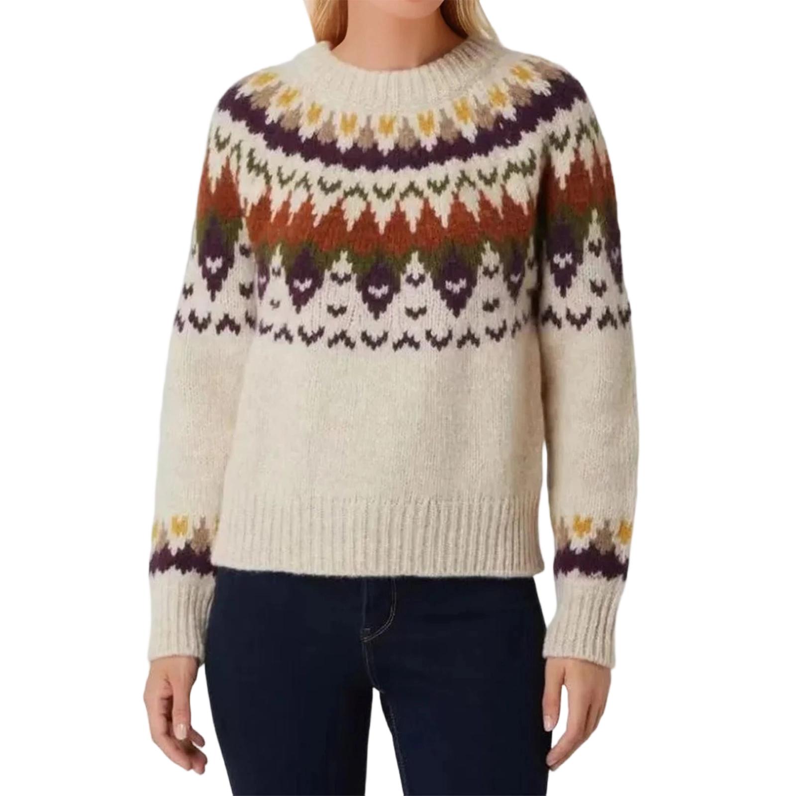 

Женский модный свитер с круглым вырезом, свободный, с длинным рукавом, вязаный топ S