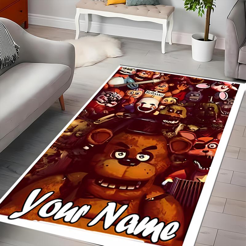 Custom personalization Five Nights at Freddy's Area Rug - Perfect For Kitchen, Bathroom,Laundry Room Decor Large Size Available,Gift All Seasons