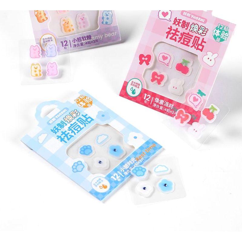 YAOZHI - Cute Radiance Acne Pimple Patch (Trial Size) - 3 Types
