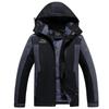 Men’s Plus Size Fleece-lined Windproof Outdoor Cotton Jacket