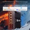 netLINK HTB-6000 Industrial Gigabit PoE Switch with 2 Fiber 4 Electric Ports