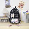 Schoolbag Korean Version Ins Schoolbag High Value Fresh Sweet Cute Star Bar Pain Bag Junior High School Backpack